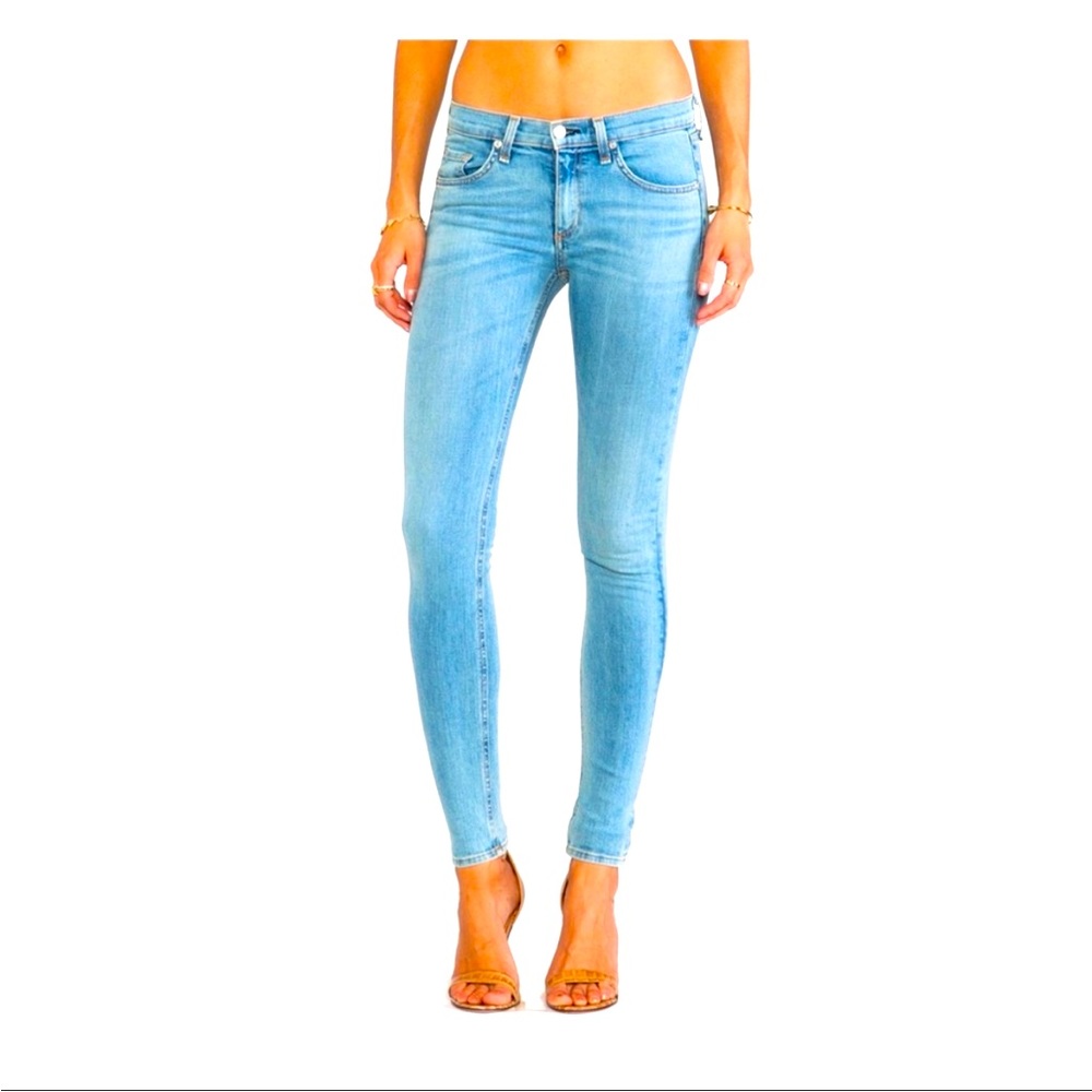 Rag bone light wash skinny jeans nwt 26
